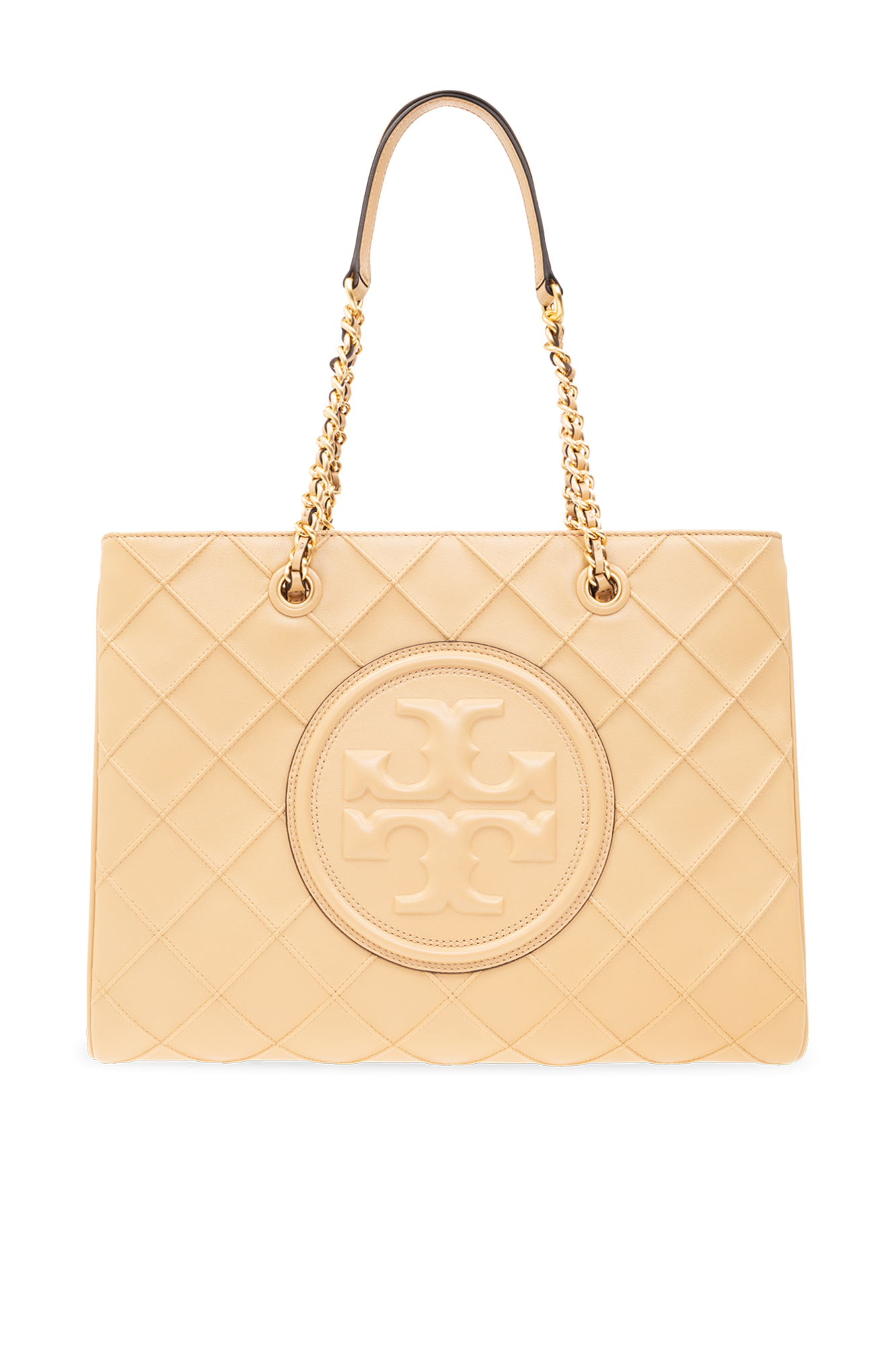 Fleming leather tote hot sale tory burch